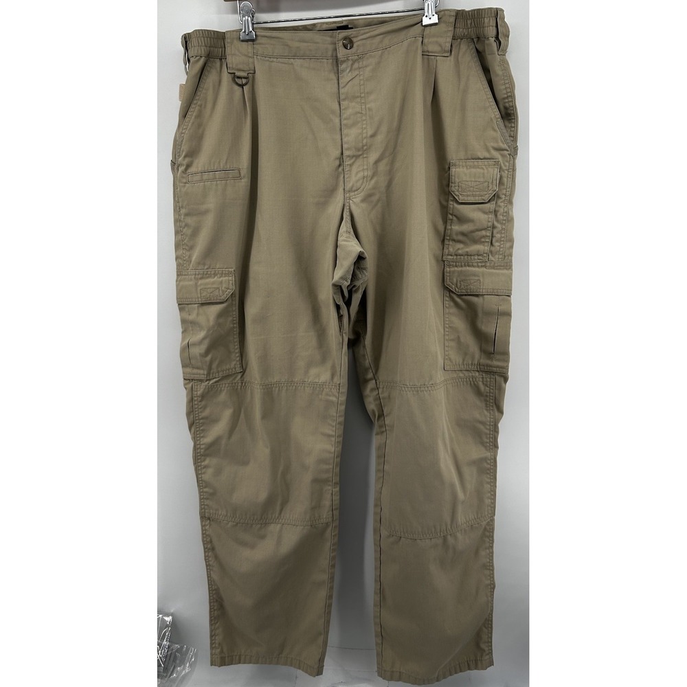 5.11 Tactical Series Tan Cargo Pants Utility Pockets Men's Size 44x32